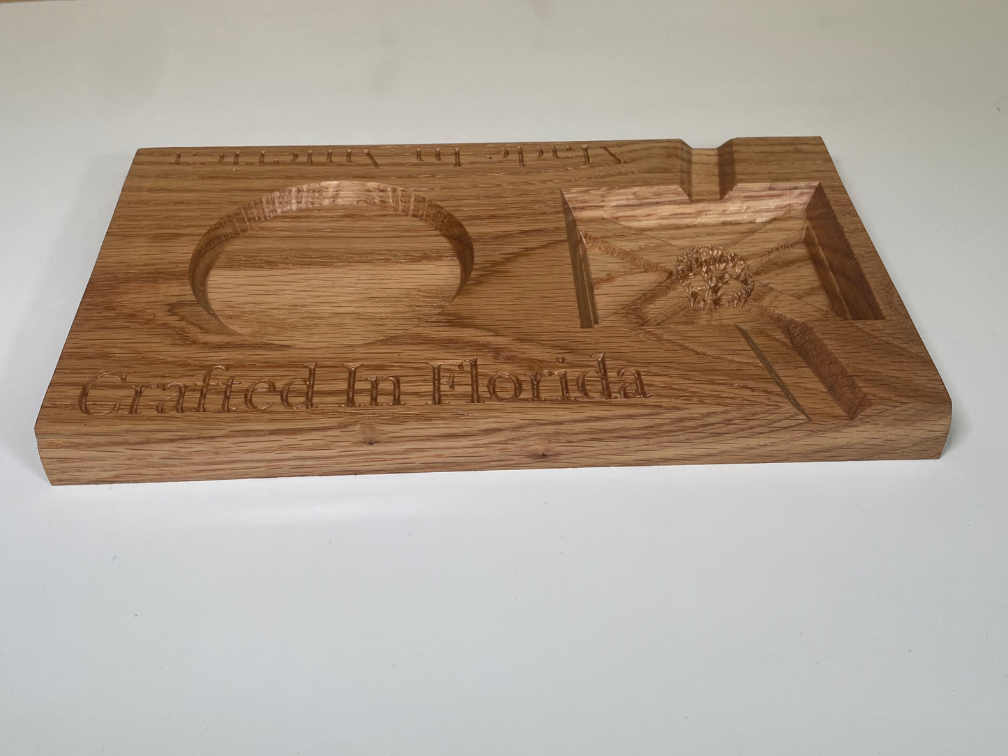Customized Whiskey and Cigar Tray