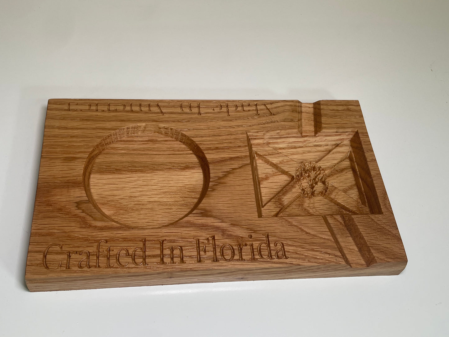 Customized Whiskey and Cigar Tray